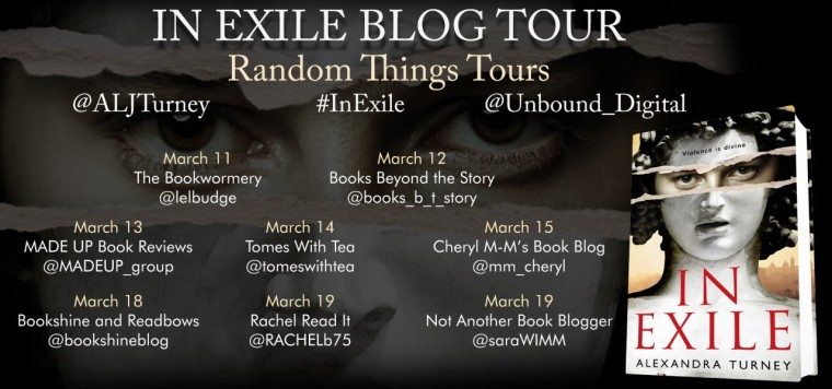 In Exile Blog Tour Poster